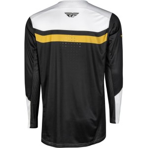 Camiseta MTB FLY RACING Rayce - Blanco / Negro / Oro