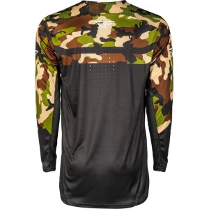 Camiseta infantil MTB FLY RACING Rayce - Negro / Camo