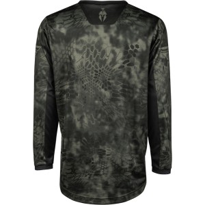 Camiseta FLY RACING F-16 S.E. Kryptek - Moss Grey / Negro