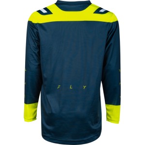 Camiseta FLY RACING F-16 - Navy / Hi-Vis / Blanco