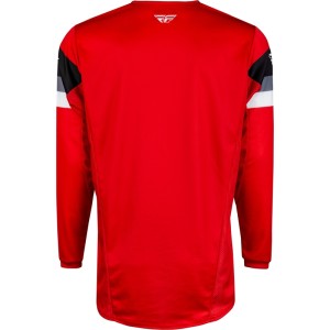 Camiseta FLY RACING Kinetic Prix - Rojo / Gris / Blanco