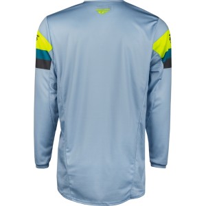 Camiseta FLY RACING Kinetic Prix - Ice Grey / Antracita / Hi-Vis