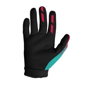 Guantes SEVEN Annex 7 DOT - Rojo flúor / Azul