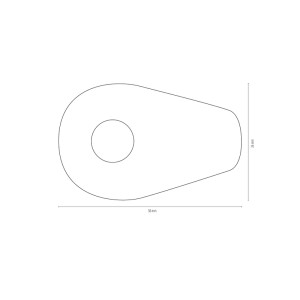 HIGHSIDER smart Alu mounting plates INDY SPACER for YAMAHA MT 07/09...