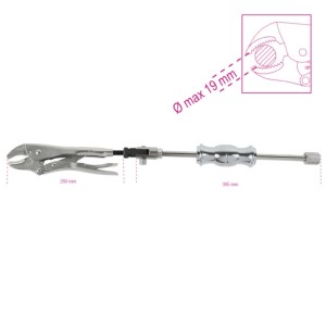 Alicate autoblocante ajustable BETA con masa de impacto