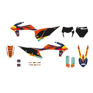 Kit de adhesivos BLACKBIRD Replica Factory Team KTM 23