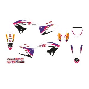 Kit de adhesivos BLACKBIRD Replica Factory Team Yamaha 23 50th Anni...
