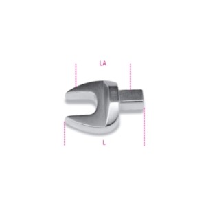 Llave fija para barras dinamométricas con unión rectángular BETA - 7mm