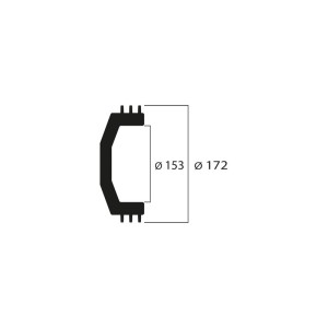 Campana de embrague MALOSSI Maxi Wing Ø153mm 1182gr