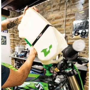 Garrafa de gasolina de llenado rápido RACETECH R15 - Verde