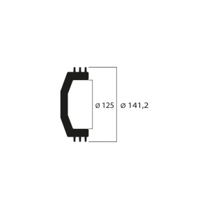 Campana de embrague MALOSSI Maxi Wing refrigerada Ø125mm / 960gr