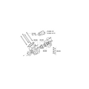 Cárter motor POLINI con caja de láminas