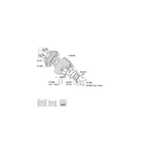Kit de cilindro completo POLINI Evolution 2 aluminio Ø58mm