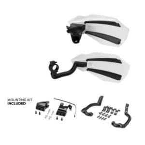 Paramanos POLISPORT MX Bullit Blanco/Negro - HONDA CRF