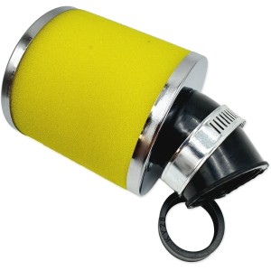 Filtro de aire V PARTS espuma 80x80mm Ø28/35mm inclinado 45° - Amar...