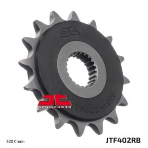 Piñón con goma anti-ruido JT SPROCKETS acero 402 - 520