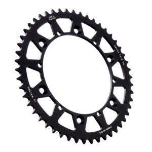 Corona JT Aluminio negro JT 853 con 44 dientes