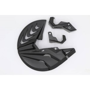 Protector de disco y puntera de Horquilla Polisport negro KTM Husqv...