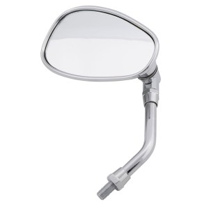 Retrovisor ambos lados universal V PARTS Custom ovalado cromado