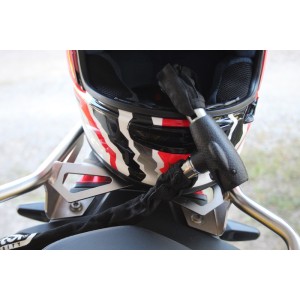 Candado de cadena para casco VECTOR HelmChain+ - Ø5mm / 1,2m