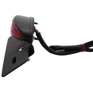 Piloto + soporte de matricula negro universal V PARTS