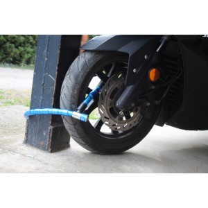 Candado de rótulas VECTOR Snake - Ø25mm / 1,0m - Azul