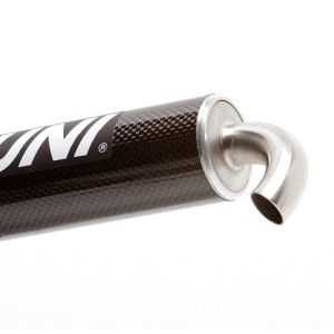 Silencioso escape 2T Yasuni Scooter Carbono