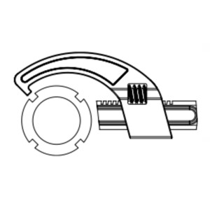 Llave regulable para fijación de anillos ø25-70 acero chrome vanadi...