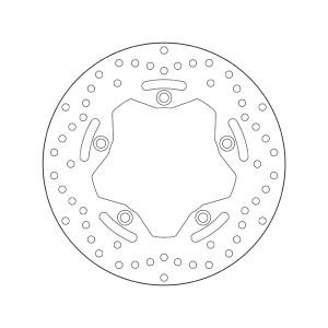 Disco de freno BREMBO Serie Oro redondo fijo