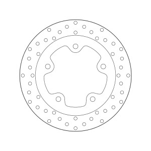 Disco de freno BREMBO Serie Oro redondo fijo