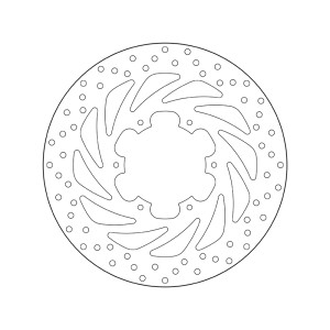 Disco de freno BREMBO Serie Oro redondo fijo