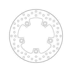 Disco de freno BREMBO Serie Oro redondo fijo