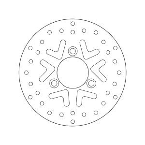 Disco de freno BREMBO Serie Oro redondo fijo