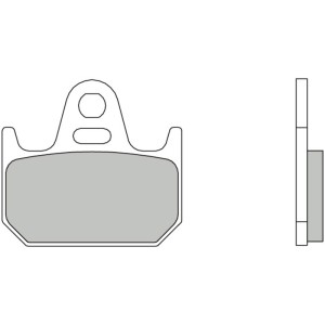Pastillas de freno orgánicas Brembo 07YA29CC