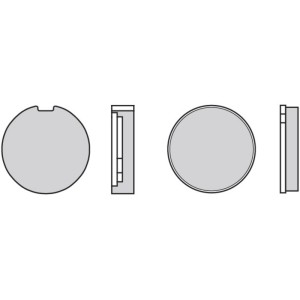 Pastillas de freno orgánicas Brembo 07KS0124