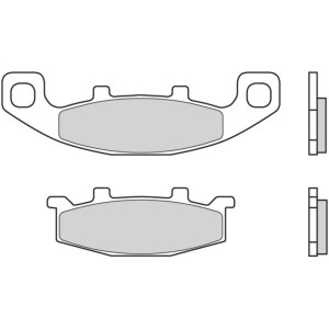 Pastillas de freno orgánicas Brembo 07KA0933