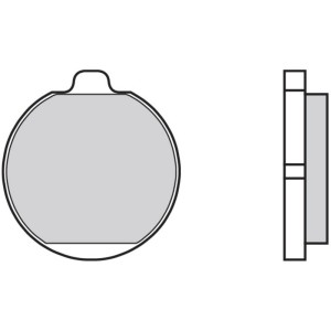 Pastillas de freno orgánicas Brembo 07KA0414