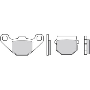 Pastillas de freno orgánicas Brembo 07HO1118