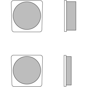 Pastillas de freno orgánicas Brembo 07GR6527