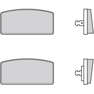 Pastillas de freno orgánicas Brembo 07GR5915