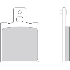 Pastillas de freno orgánicas Brembo 07BB0106