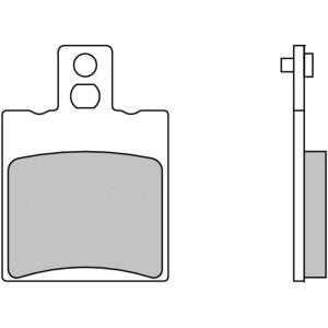 Pastillas de freno orgánicas Brembo 07087