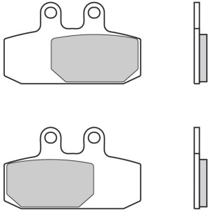 Pastillas de freno orgánicas Brembo 07057