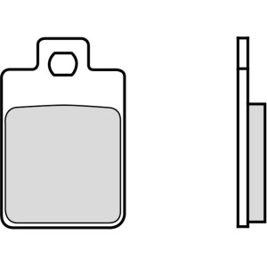 Pastillas de freno orgánicas Brembo 07017