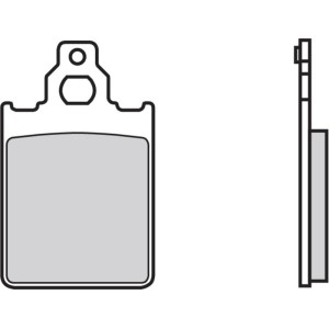 Pastillas de freno orgánicas Brembo 07013