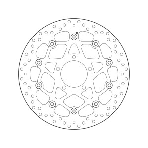 Disco de freno BREMBO Serie Oro redondo flotante