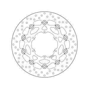 Disco de freno BREMBO Serie Oro redondo flotante
