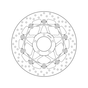 Disco de freno BREMBO Serie Oro redondo flotante