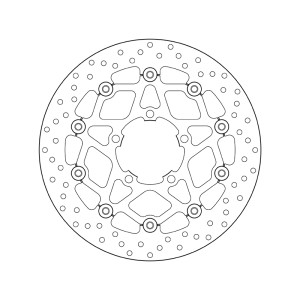 Disco de freno BREMBO Serie Oro redondo flotante