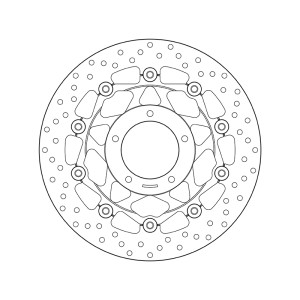 Disco de freno BREMBO Serie Oro redondo flotante